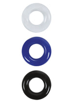 Donut cockring set 3 Pack - 3 Color - Set - 26-00077