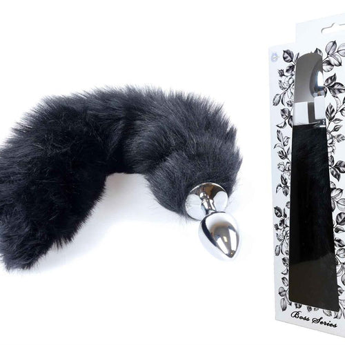 Boysoftoys - 26-00111 - foxtail - Plug with black tail - 45 cm - big size