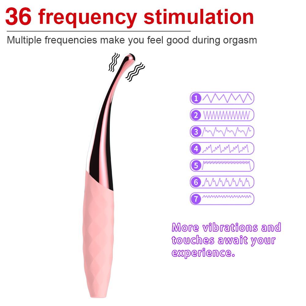 Bossoftoys - 22-00146 - Nana stimulator - Orgasmic vibrator - Silione - stimulates your most sensitive zones - 36 vibrations