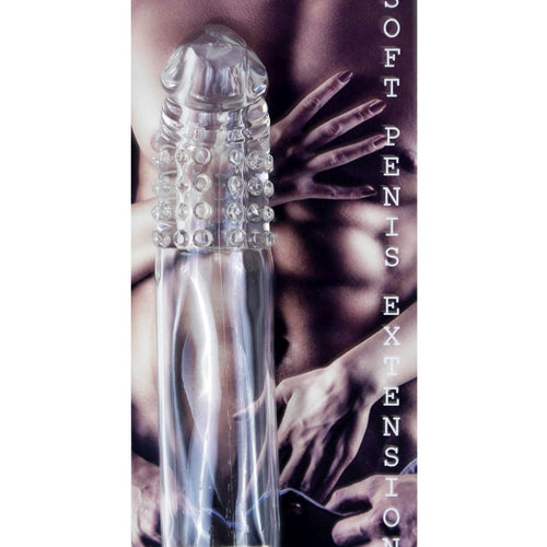 Boysoftoys - 26-00150 - Penis extender - flexibel Gel - Penis Sleeve Clear - Lenght 13,5 cm - clear box