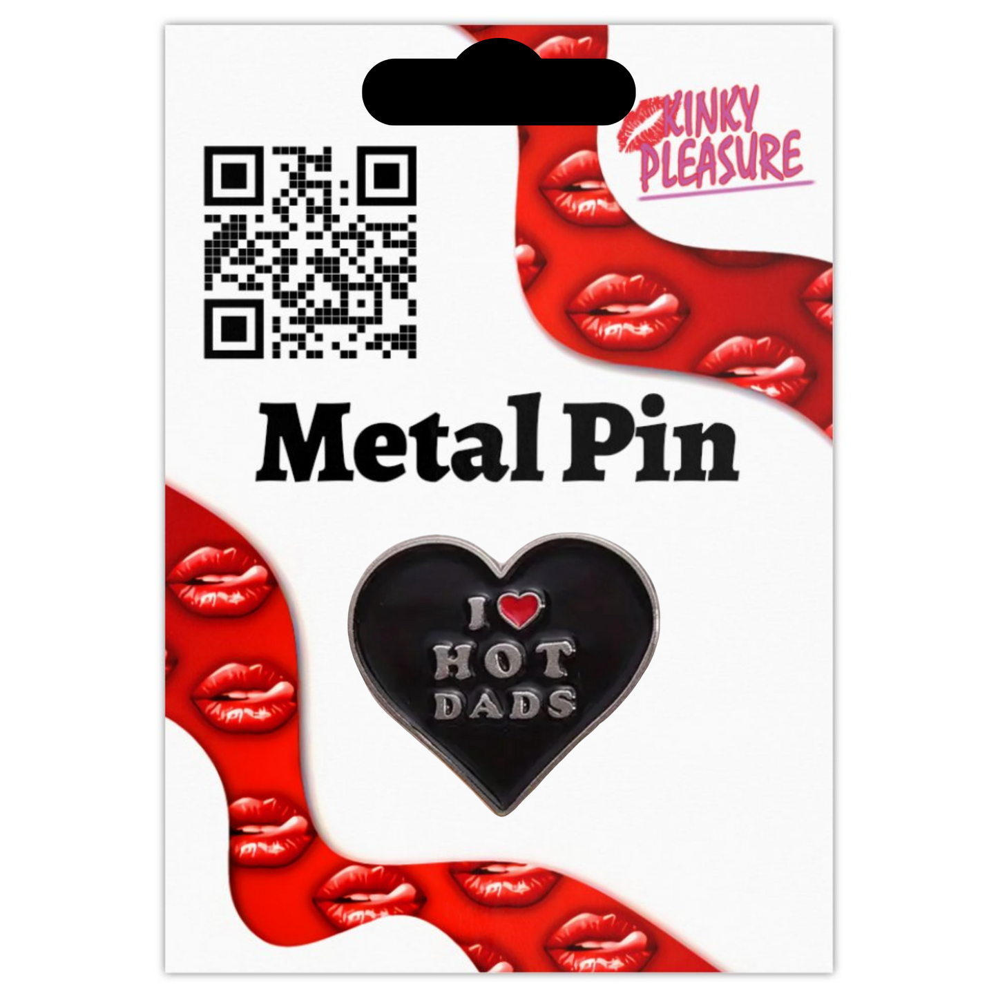 Kinky Pleasure - KPB049 - Badge / Pin - I Love Hot Dads