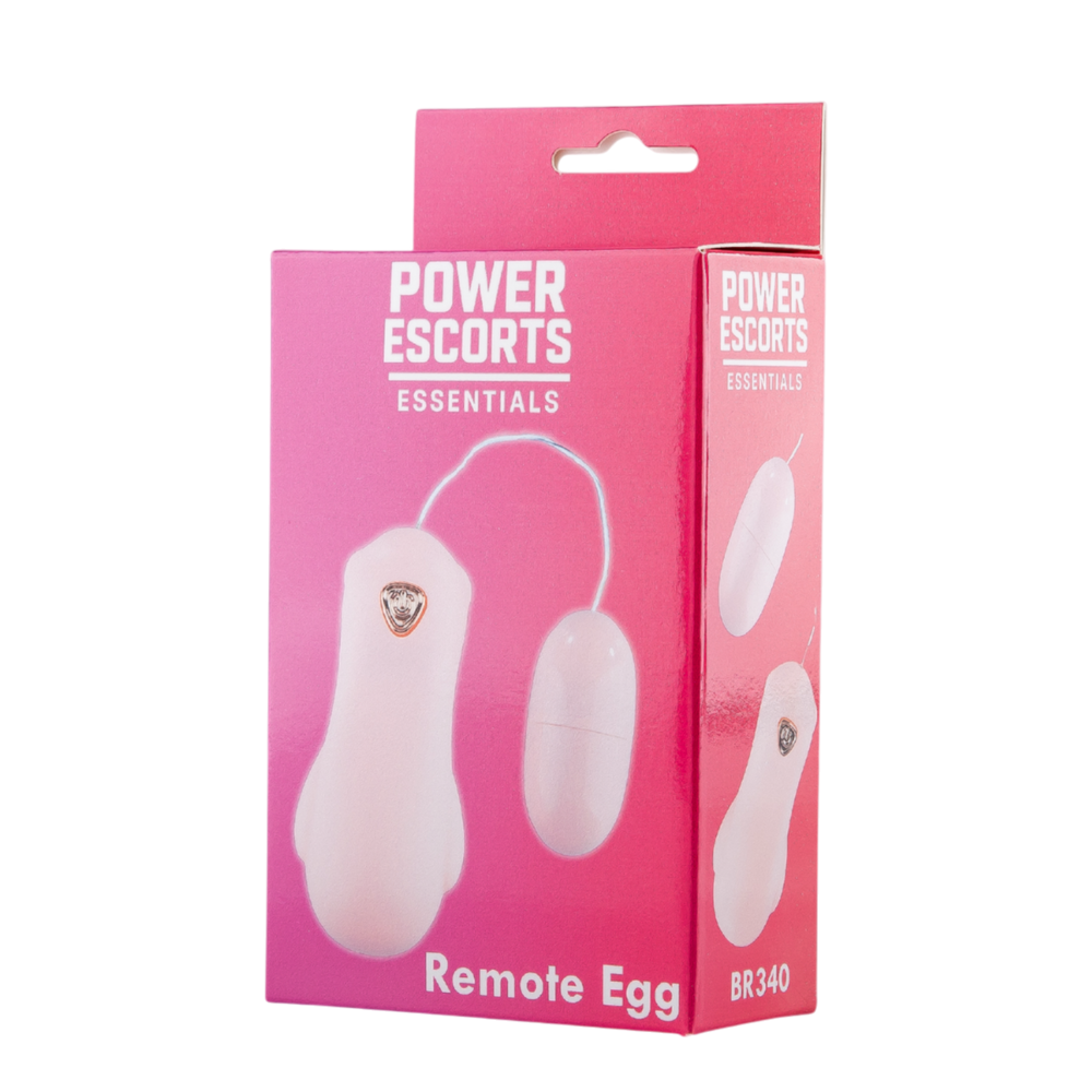 Power Escorts - BR340 - Remote Egg – Wired Controller & Compact Design Salmon Pink