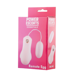 Power Escorts - BR340 - Remote Egg – Wired Controller & Compact Design Salmon Pink