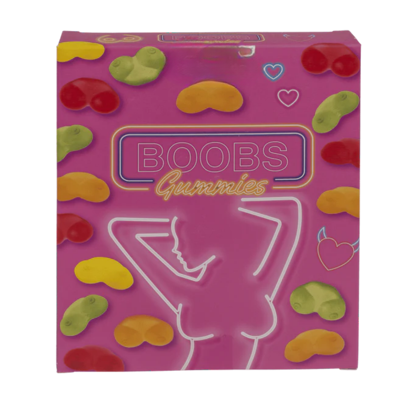 Kinky Pleasure - OB161 - Boobs Gummies – Assorted Fruit Flavours Display Box
