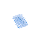Power Escorts - BR338 - Textured Penis Sleeves – 2-Pack Clear Blue