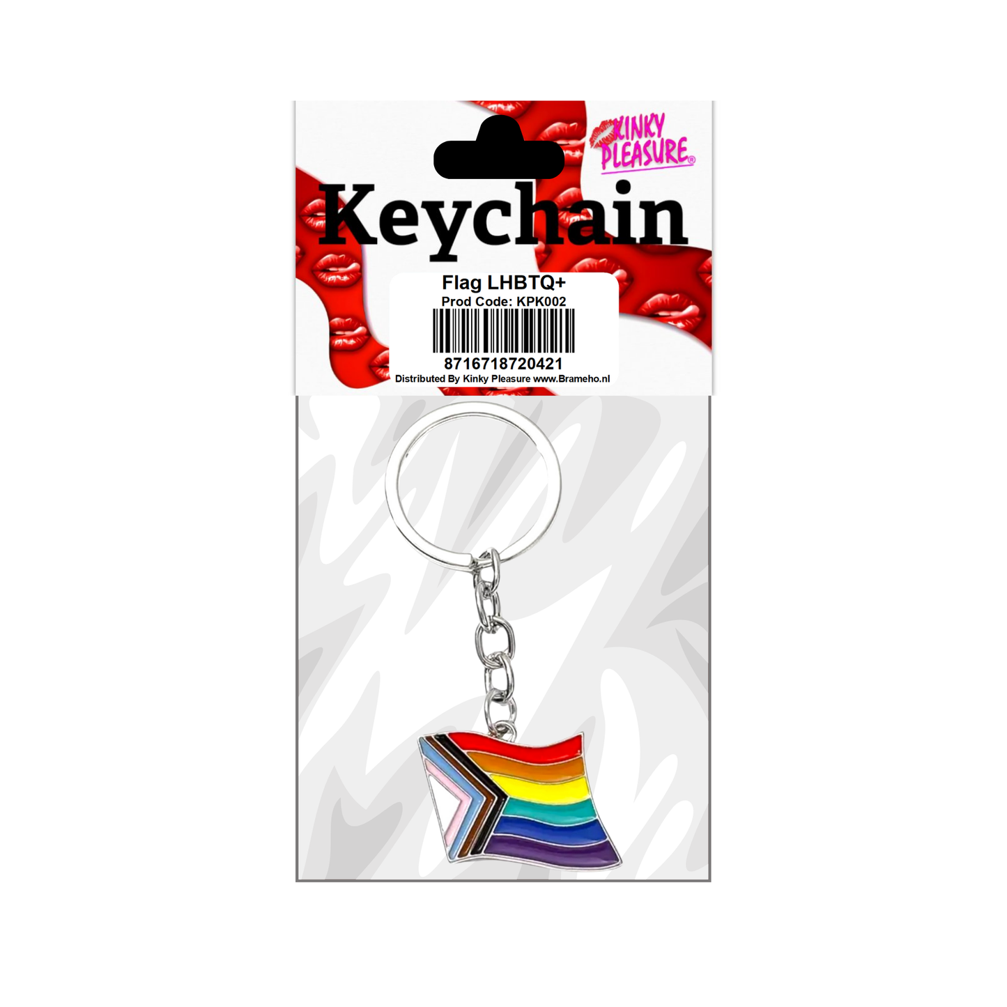 Kinky Pleasure - KPK002 - Keychain LHBTQ+ Flag
