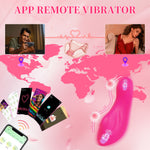 Power Escorts Vivi – BR333 Burgundy Red - App-Controlled Panty Vibrator