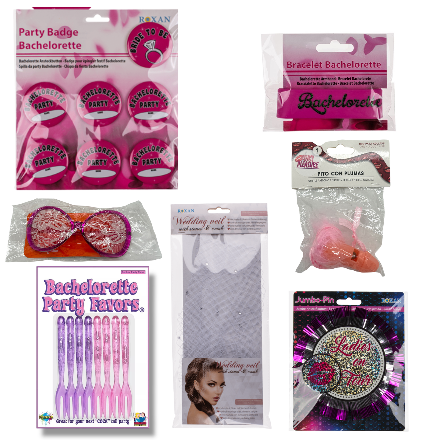 Kinky Pleasure - Bachelorette Party Package – 20 Playful Pieces