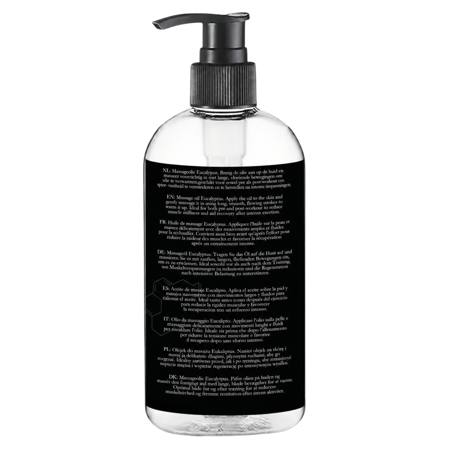 Kinky Pleasure - KPD012 - Eucalyptus Massage Oil - 250ml