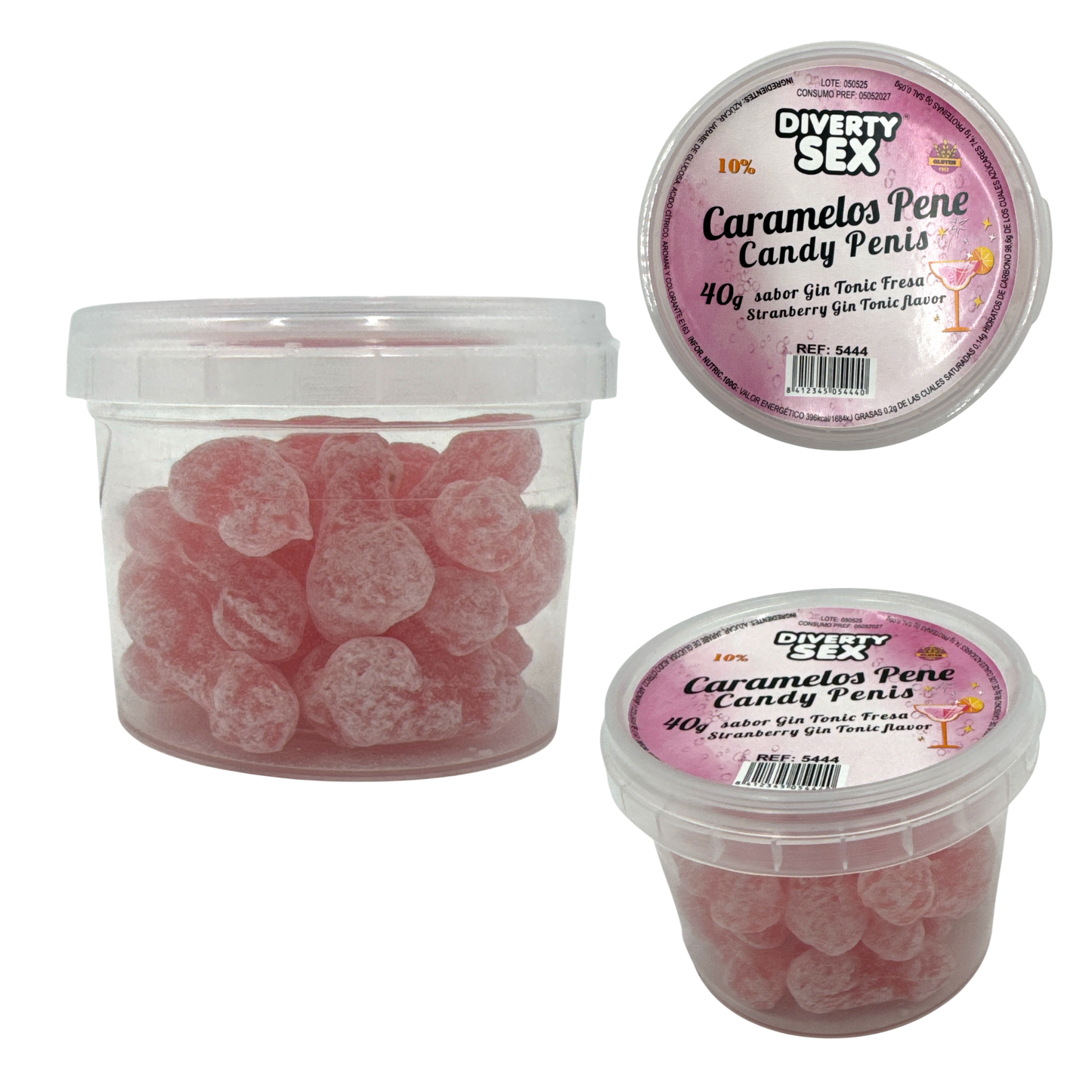 Kinky Pleasure - DS040 - Sexy Penis Candy Hard – Gin Tonic Flavour