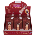 Kinky Pleasure - OB165 -  Bottle Opener - Penis 3D - Display 12 Pieces