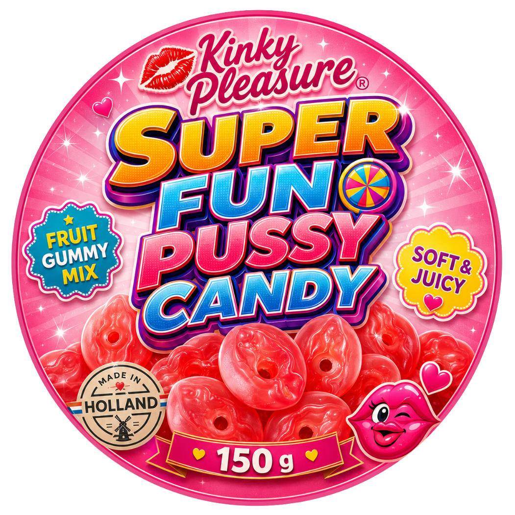 Kinky Pleasure - KPC003 - Pussy Gummy's Candy – Fruit Gummy Mix 150g