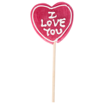 Kinky Pleasure – AC199 – Valentine Day Lolly Heart “I LOVE YOU” – Heart-Shaped Candy Lollipop