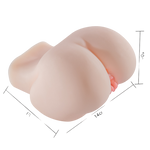 LoveSecret Premium - LS78 - Big Vibrating Pussy/Ass – 1.1 kg Realistic Design