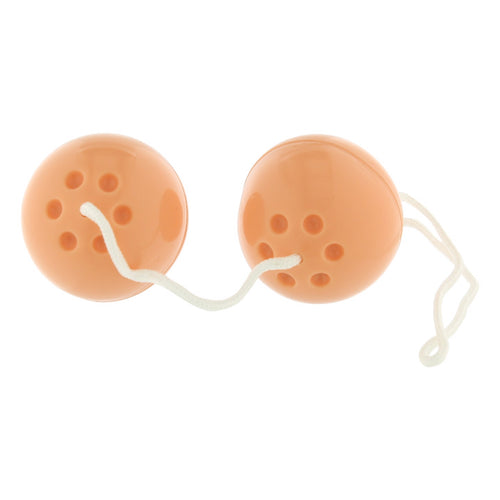 Seven Creations - Soft Latex Vibratone Balls Flesh - 30-25034-X-SKIN