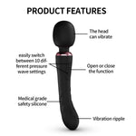Power Escorts - BR309 - Char Lemagne Wand Massager - Silicone - 10 Speed