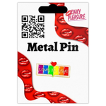 Kinky Pleasure - KPB046 - Badge / Pin - Plate Love Is Love - 2.5x1.2cm - 0.95x0.47 inch