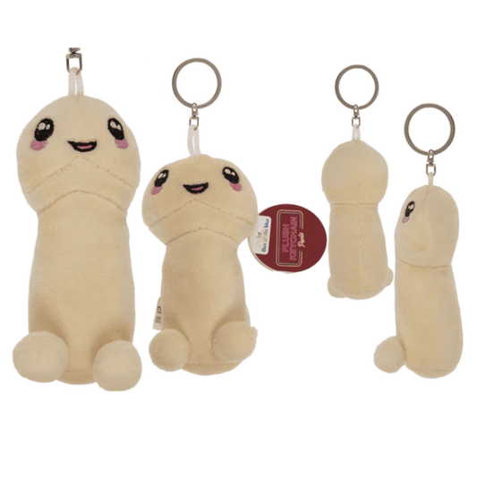 Kinky Pleasure - OB161 - Plush Keychain P*nis – Soft Naughty Bag Charm