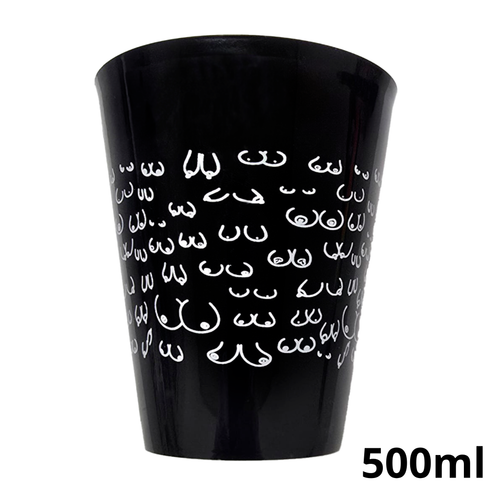 Kinky Pleasure - DS037 - Boobie Cup – Black - 400ml