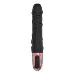 Power Escorts - BR318 - Driller De Luxe Black - 21 Cm / 8.2 Inch Fat Silicone Realistic Vibrator