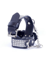 Bossoftoys - 33-00094 - Luxury Handcuffs - Wristcuffs with Diamond Stones - for Luxury Bondage games