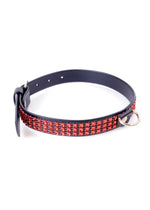Boysoftoys - 33-00108 - Collar with crystals - Fetish Boss Series - 2 cm - Red