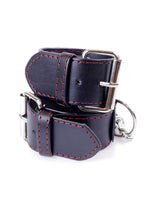 Bossoftoys - 33-00115 - Handcuffs - Studs - Wristcuffs  - 4 cm  - Red line