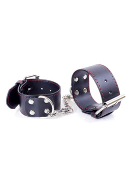Boysoftoys - 33-00115 - Handcuffs - Studs - Wristcuffs  - 4 cm  - Red line