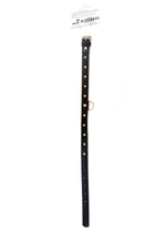 Boysoftoys - 33-00116 - Fetish Collar Gold with stones - 2 cm width - Gold line adjustable - easy to hang - with product tag /barcode