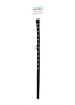 Boysoftoys - 33-00117 - Fetish Collar Silver with stones - 2 cm width - Silver line adjustable - easy to hang - with product tag /barcode
