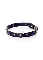 Boysoftoys - 33-00118 - Fetish Boss Series Collar - 2 cm - navy blue crystal