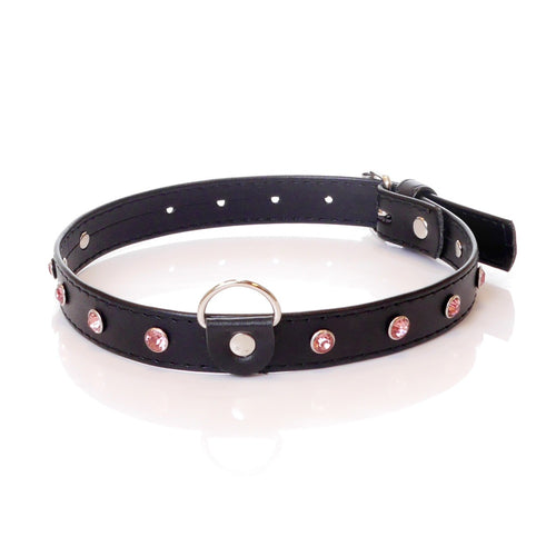 Boysoftoys - 33-00120 - Fetish Boss Series Collar - 2 cm - pink crystal