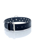 Boysoftoys - 33-00122 - Fetish Collar Red with stones - 3 cm width - Red line adjustable - easy to hang - with product tag /barcode