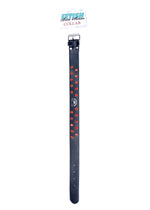 Boysoftoys - 33-00122 - Fetish Collar Red with stones - 3 cm width - Red line adjustable - easy to hang - with product tag /barcode