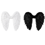 Kinky Pleasure  - T293 - Angels Wings - 45x45cm - Black & White