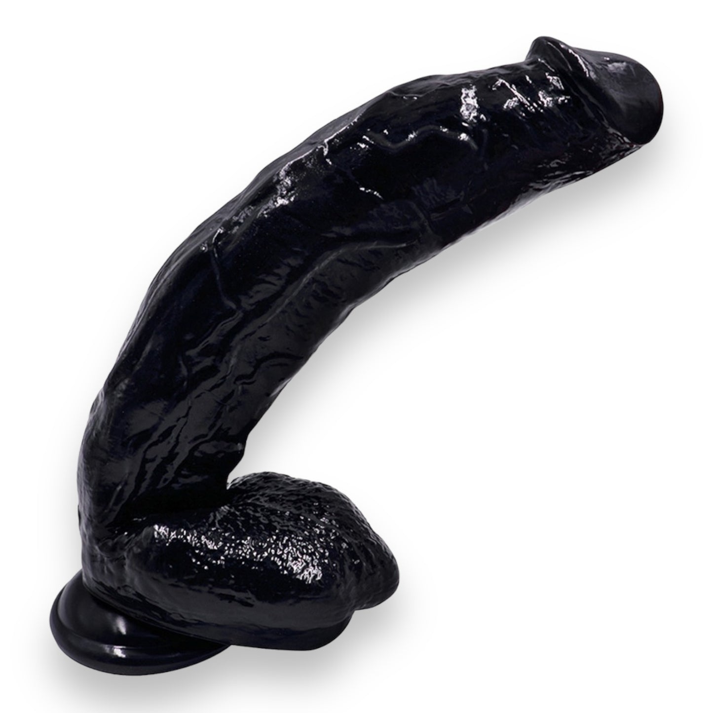 Power Escorts - BR229 Black - Monster John 10,9'' Mega Realistic Dildo 28 CM