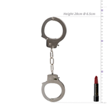 Power Escorts - BR206 - MetalCuffs - Hands – Silver, 28 cm