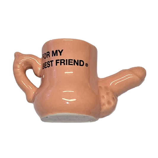 Kinky Pleasure - DS062 - For My Best Friend Mug – Full Penis-Shaped Ceramic