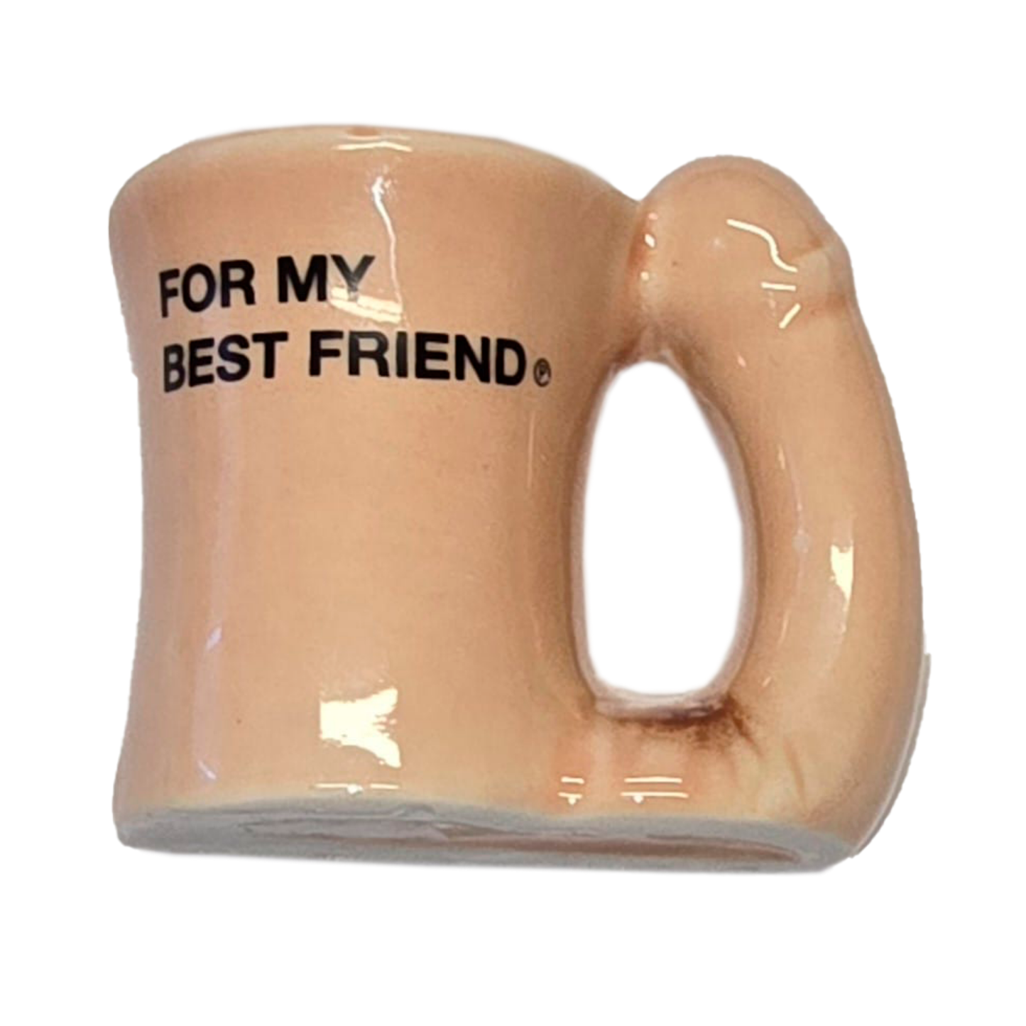 Kinky Pleasure - DS061 - For My Best Friend Mug – Nude Penis Handle Design