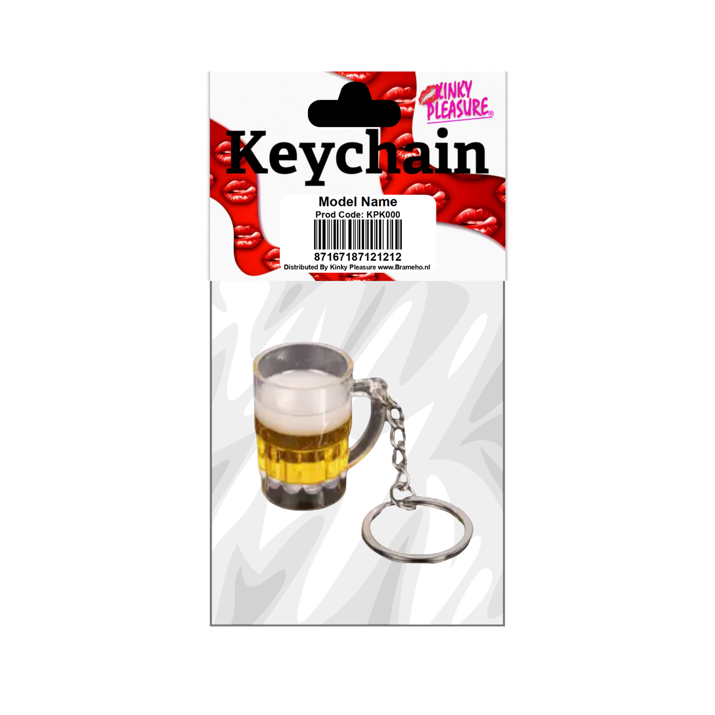 Kinky Pleasure - KPK039 - Keychain - Beer Glas