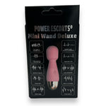 Power Escorts - BR315 - Mini Wand Massager De Luxe Pink - 11,6 Cm / 4.5 Inch Silicone