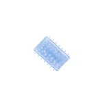 Power Escorts - BR338 - Textured Penis Sleeves – 2-Pack Clear Blue