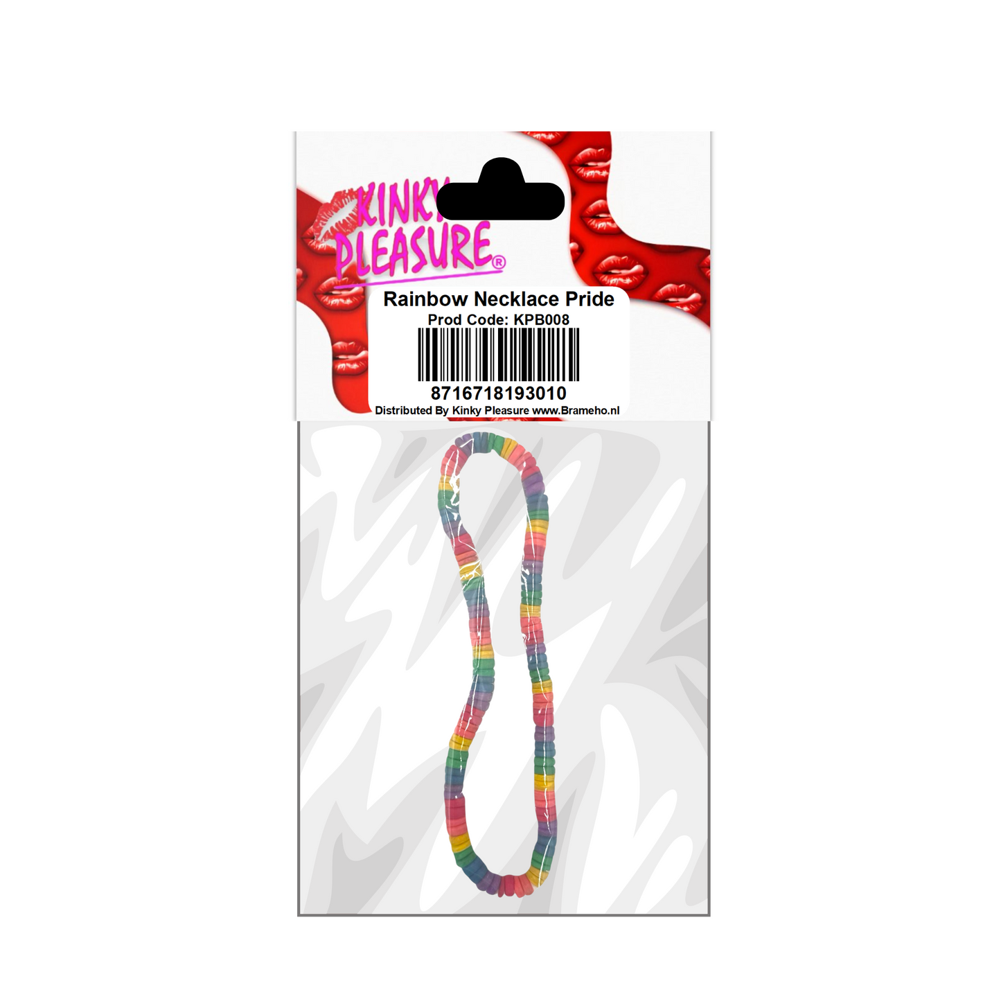 Kinky Pleasure - KPP008 - Pride - Rainbow Necklace - Made of Wood