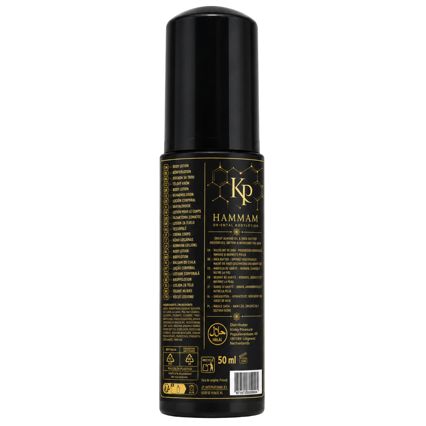 Kinky Pleasure - KPD020 - Hammam Oriental Body Lotion – Sweet Almond Oil & Shea Butter – Massage Lotion – 50ml