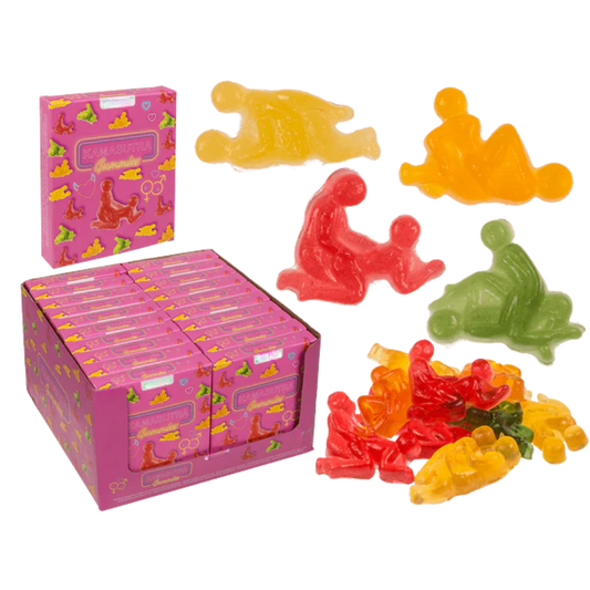 Kinky Pleasure - OB043 - Kamasutra Gummies – Assorted Fruit Flavours Display Box