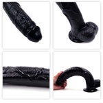 Power Escorts - BR231 Black - Monster John 12,2'' Mega Realistic Dildo 31 CM