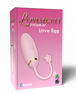 Lovesecret Premium - LS02 - Love Egg - App Controlled  Couples Play - 9 Vibrations - Pink