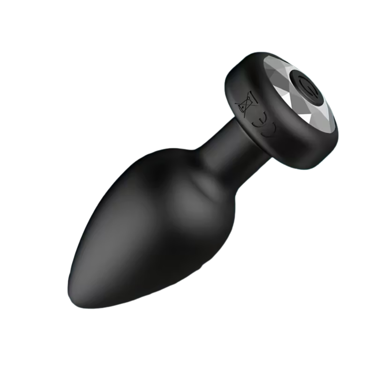 Power Escorts - T266 - Vibrating Plug – Rechargeable Silicone Black