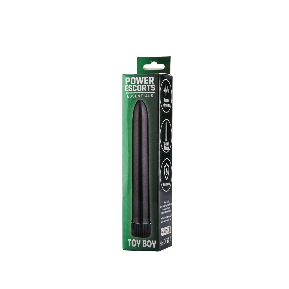 Power Escorts - BR61 - Toy Boy Vibrator – 18 cm / 7 Inch, Waterproof - 6 Colours