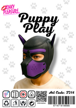 Kinky Pleasure - T214 - BDSM - Dog Mask - Purple